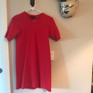 Ann Taylor Pink short sleeve work dress